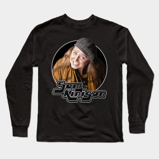 Retro Sam Kinison Smile Tribute Long Sleeve T-Shirt